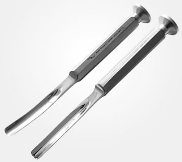 BONE GOUGE (S.S. HANDLE STRAIGHT & CURVED)