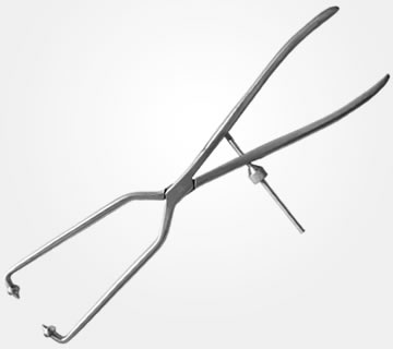 PELVIC REDUCTION FORCEP WITH POINTED BALL TIP