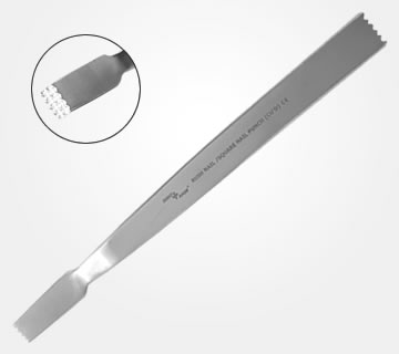SQUARE NAIL IMPECTOR (PUNCH S.S.) (CURVED)